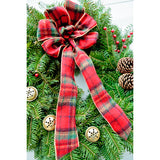 Plaid Bow Wreath