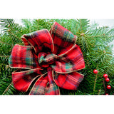 Plaid Bow Wreath