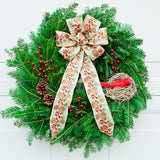 Red Cardinal Wreath