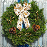 Deer Ribbon Wreath